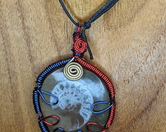 Ammonite Fossil Amulet