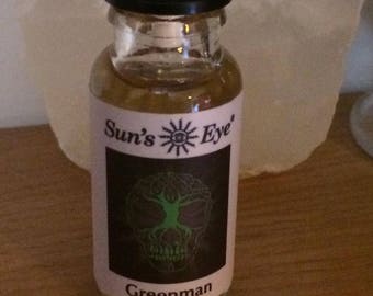 Sun's Eye Deity Aroma Oils: Greenman - Candle Making, Soap, Potpourri, Diffusers, Perfume, and/or as Incense - 1/2 Oz Bottle