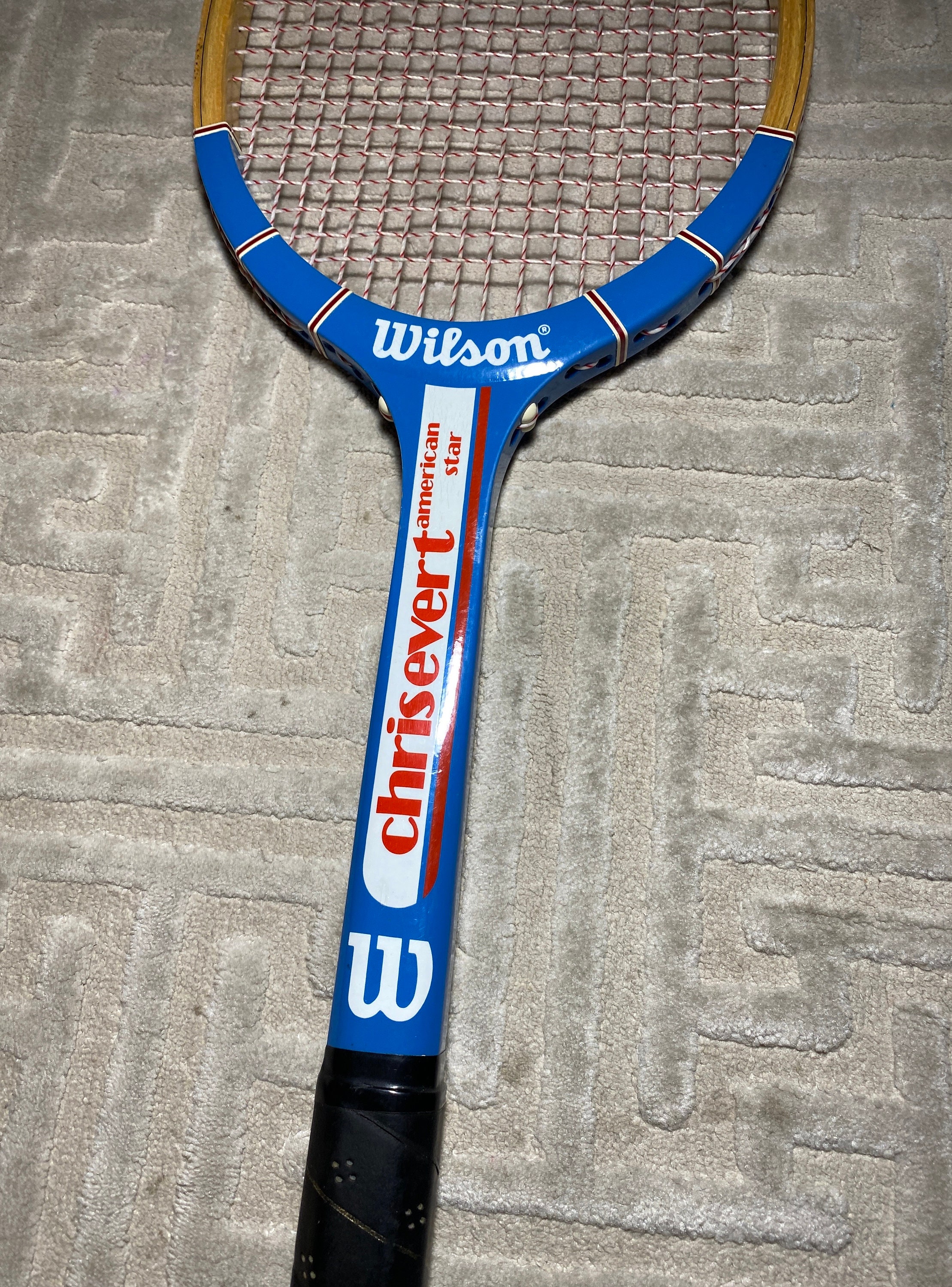 Wilson Chorem Racket Vintage Wilson Chris Evert American Star Racket - Etsy