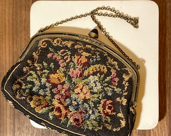 Vintage Floral Hand Purse Wristlet