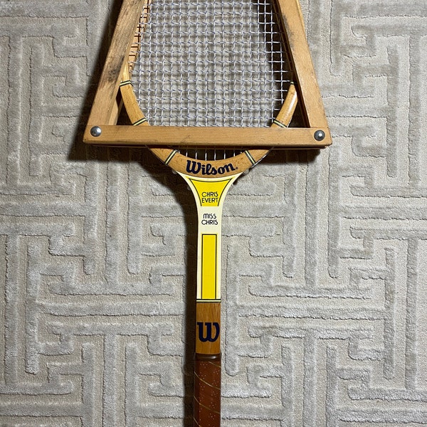 Vintage Wilson Chris Evert Tennis Racket