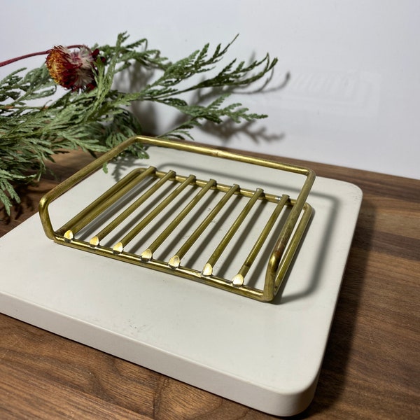 Brass Soap Dish Etsy