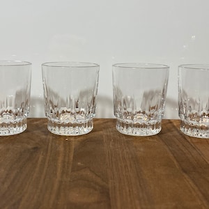 Mid Century Modern Shot Glass Set x4