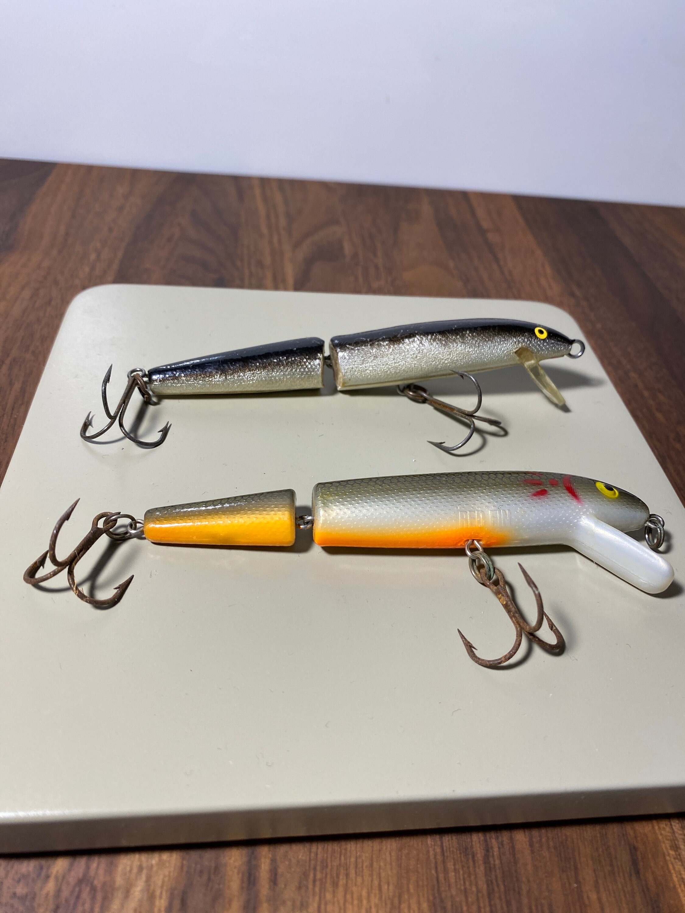 Leurre De Pêche Ancien Rapala J-11 Rattlin Rapala - Minnow Flottant D'origine - Vintage