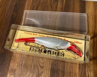 Vintage Homer Leblanc American Fishing Lure - Etsy