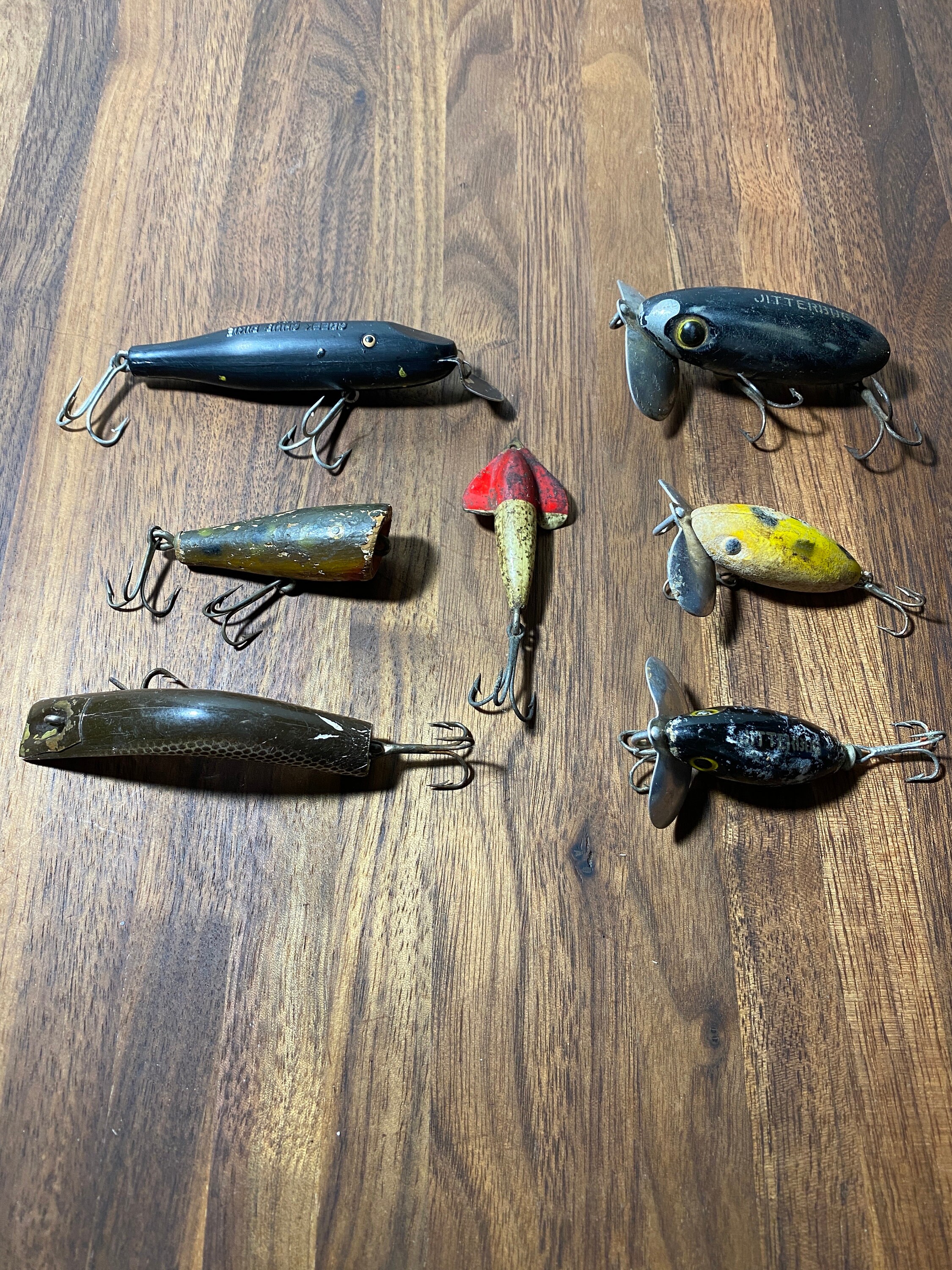 Vintage Fishing Lure Set - Etsy