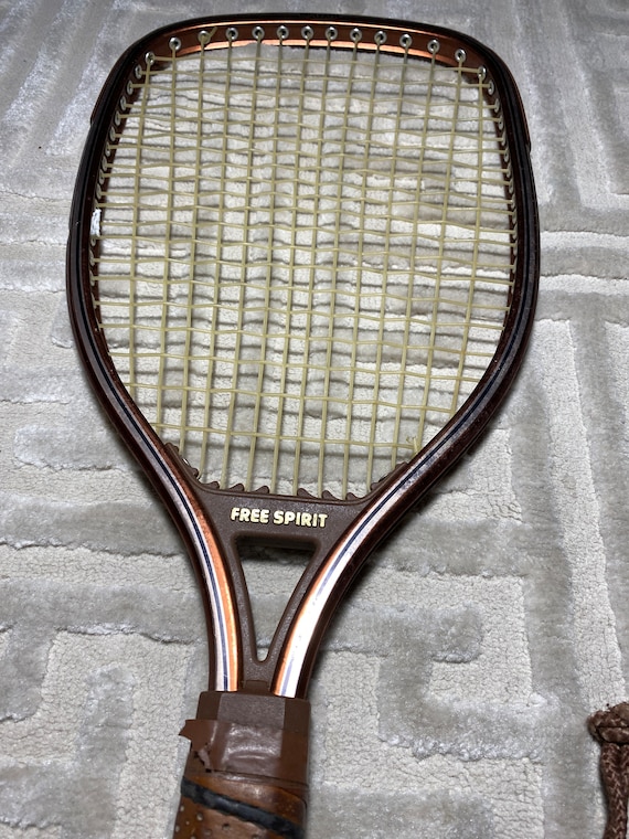 Raquette De Tennis Vintage Pro Kennex Copper Ace – Manche 4 1/2, Poignée Cuir