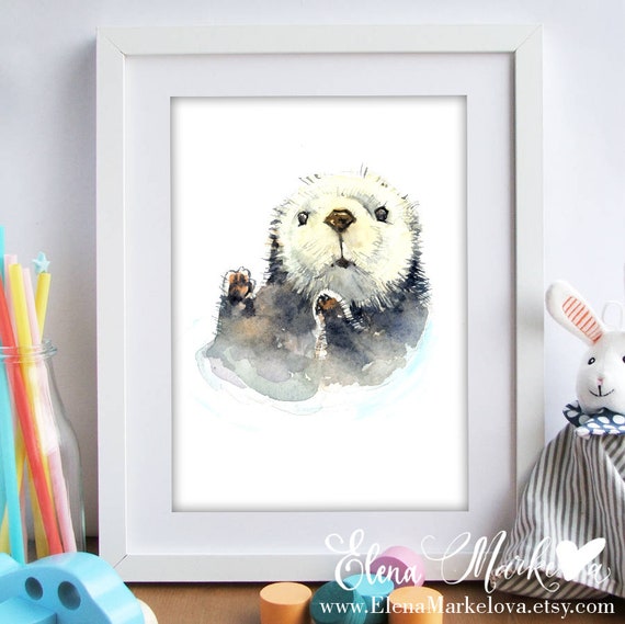 otter themed nursery