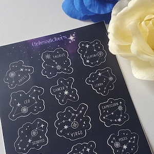 Mini Zodiac - stickervel
