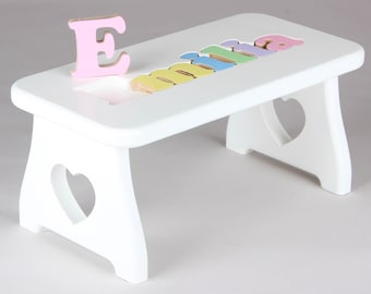 personalized baby stool