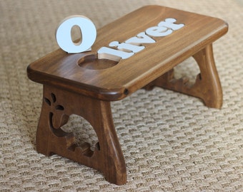 personalized baby stool puzzle