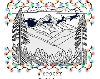 Appalachian Folklore: A Spooky Holiday Coloring Activity