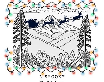 Appalachian Folklore: A Spooky Holiday Coloring Activity