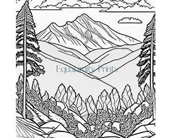 Appalachian Folklore: A Spooky Coloring Activity