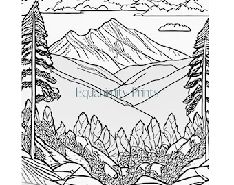Digital Spooky Appalachian Folklore Coloring Book