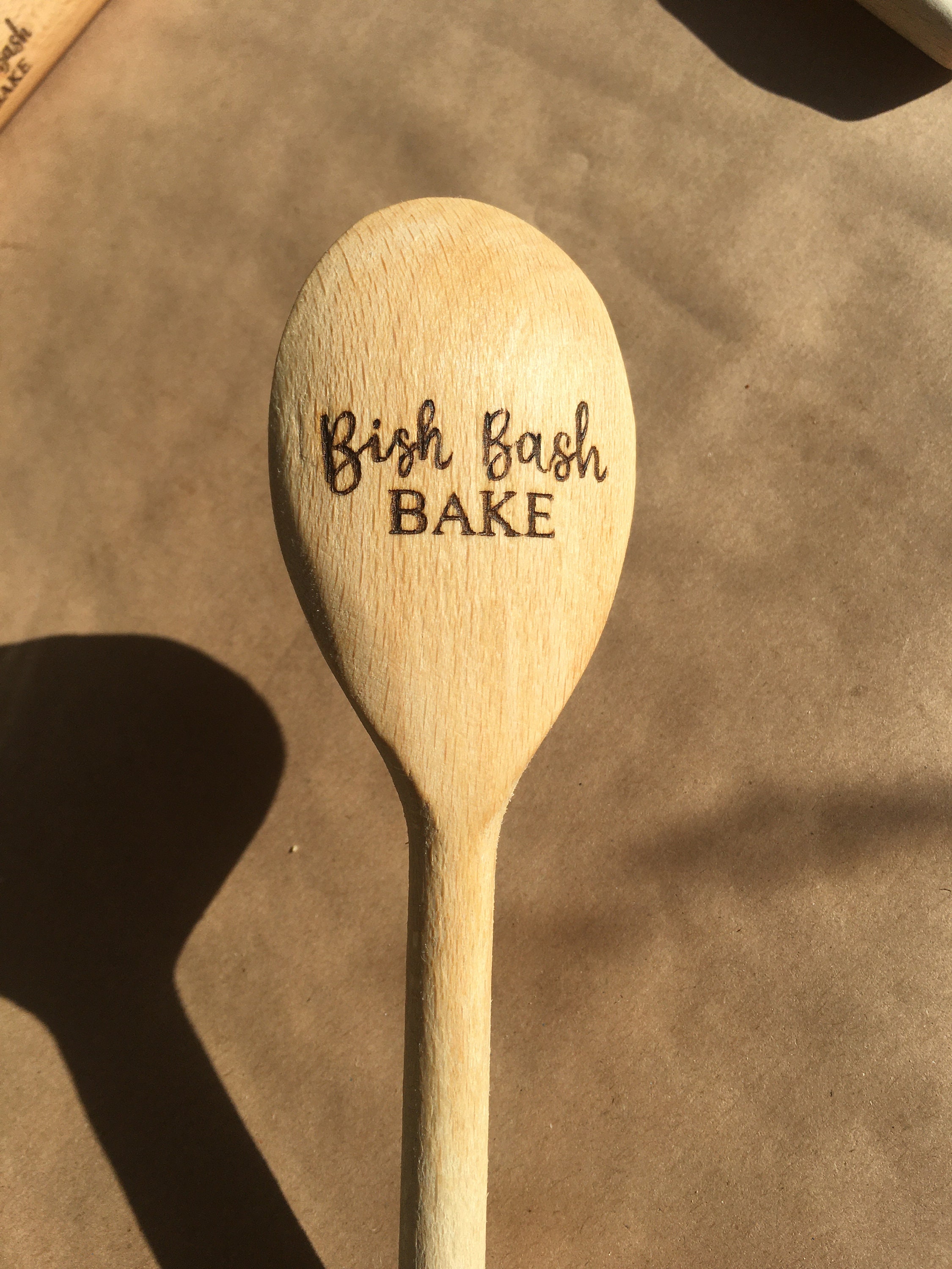 Personalised 4 piece wooden baking set Etsy
