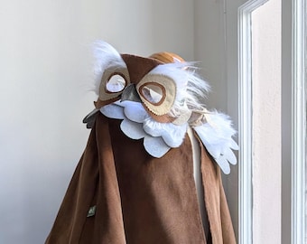 Eulenkostüm Cape, Vogelkostüm