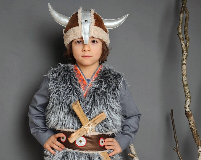 items or SET of the Viking Costume, Wicky, LARP, Stone Age, Wild Dude, Kids Costume, Halloween Costume,