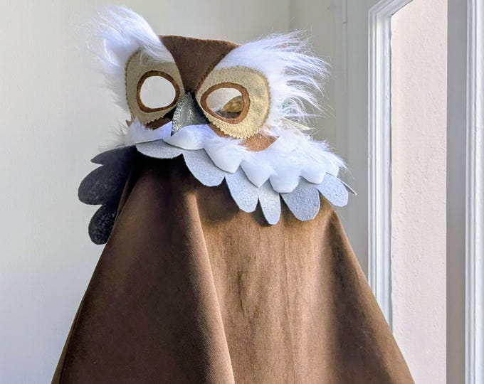 Eulenkostüm Cape, Vogelkostüm