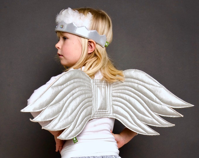 Silver wings, angels, angel wings, unicorn wings, putto, unicorn, christmas wings,