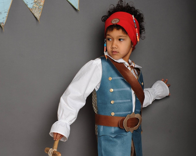 Pirate, Musketeer, Pirate Costume, Pirate Child Costume, Mozart, Rococo, Baroque, Costume, Children's Carnival Costume, Children's Pirate