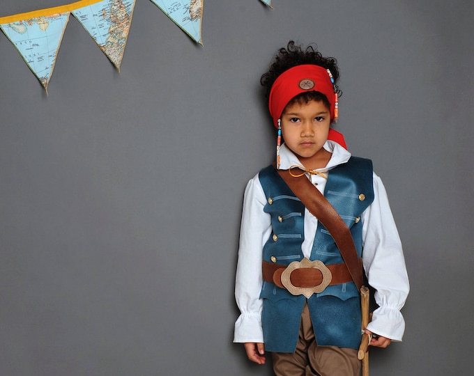Pirate, Musketeer, Pirate Costume, Pirate Child Costume, Mozart, Rococo, Baroque, Costume, Children's Carnival Costume, Children's Pirate