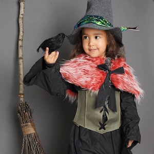 items to the witch costume, halloween costume, witch, kids costume, little witch,