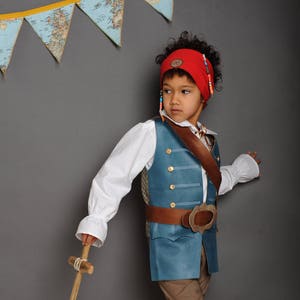 Einzelteile zum Piraten Kostüm, Hemd, Musketier, Pirat, Mozart, Rokoko, Barock, Kostüm, Kinderkarnevalskostüm, Kinderpirat,Karnevalskostüm, Bild 1