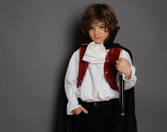 Dracula, Vampire, Costume Dracula, Costume Pour Enfants, Halloween, Costume d'Halloween, Costume Vampire pour Enfants, Déguisement