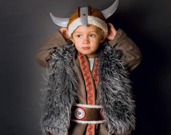 Viking Costume 4-8 years , Wicky , LARP , Stone Age, Viking Costume, Wicky, LARP, Stone Age, Wild Dude, Kids Costume, Halloween Costume,
