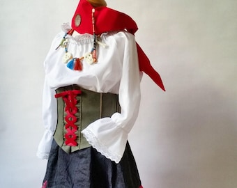 Pirate Girl, Pirate Costume, Children Costume, Pirate Bride, Halloween, Costume Skirt, Disguise, Girls Skirt, Pirate Costume, Girls,Carnival