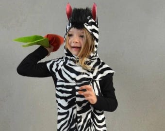 SET Zebra Costume, Kids Costume Zebra, Halloween, Halloween Costume, Horse, Horse Costume, Dungarees, Carnival Costume, Children, Trousers,