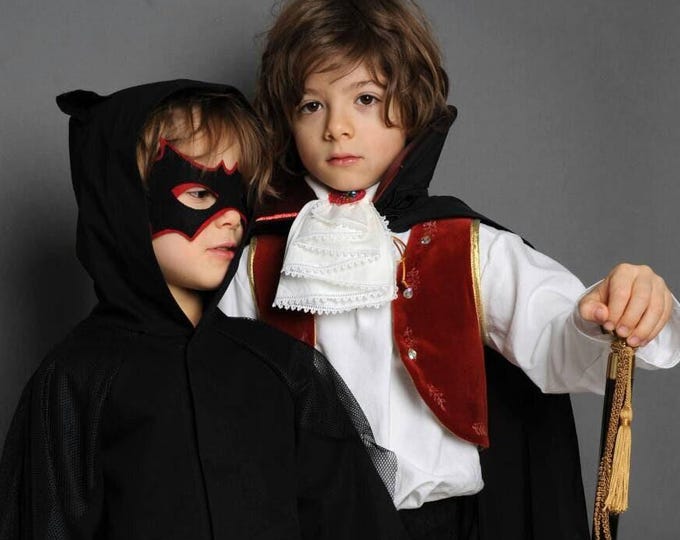 individual Parts of Dracula Costume, Vampire, Kids Costume, Halloween, Halloween Costume, Vampire Costume for Kids
