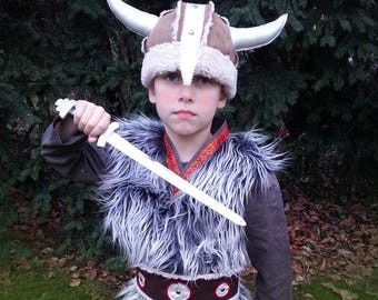 Viking Costume 4-8 years , Wicky , LARP , Stone Age, Viking Costume, Wicky, LARP, Stone Age, Wild Dude, Kids Costume, Halloween Costume,