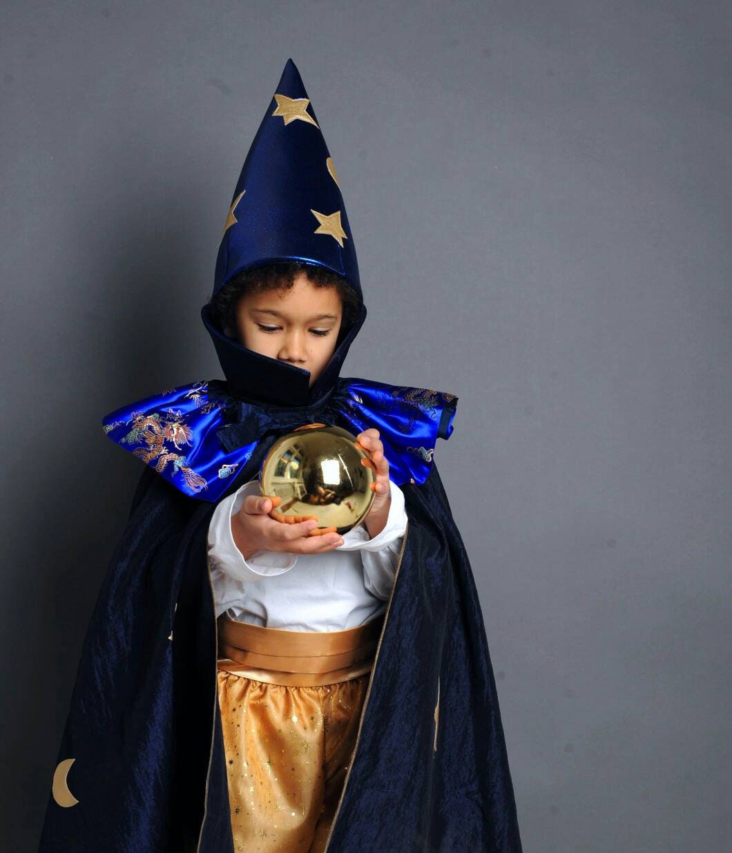 Pièces détachées pour le costume de magicien, magicien, costume de sorcier,  Halloween, costume d'enfant, diseuse de bonne aventure, costume de carnaval  pour enfants, carnaval, chapeau -  France