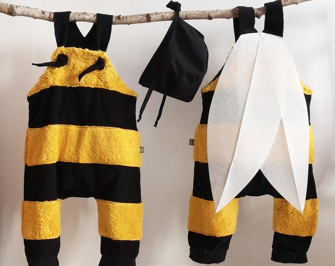 Mini-maii, baby SET, pants + hat, baby pants, dungarees, kids costume, baby costume,unicorn,lamb, deer,lion,bee,dragon,tiger,hedgehog,rabbit