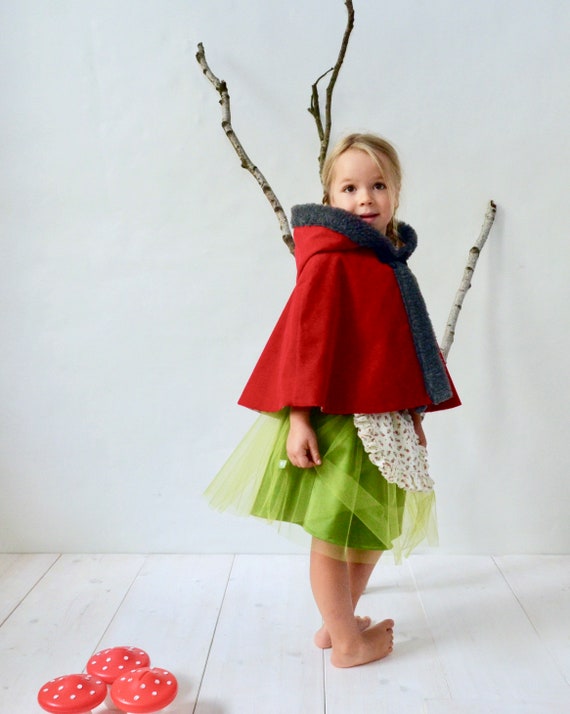 Kids Unisex Grandma Werewolf Wolf Red Riding Hood Halloween Fancy Dress Costume
