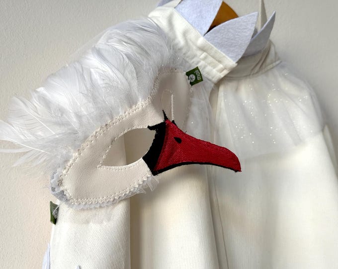 swan or dove, peace dove, Halloween Costume, Children Costume Bird,