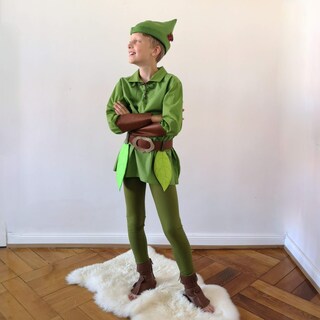 CARTOON Costume Principe Dei Ladri Robin Hood Per Bambini - 5/7 E 8/10 Anni