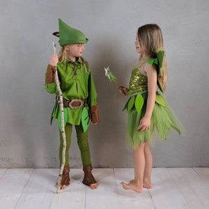 Peter Pan, Costume for Kids, Costume, Robin Hood, Fairy, Children's Costume, Halloween, Carnival Costume, Bookday, worldbookday, image 2