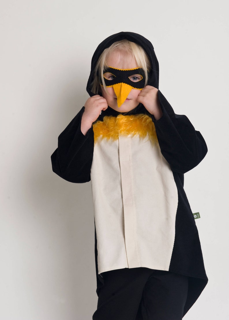 Einzelteile zum Pinguinkostüm, Kinderkostüm, Halloween, Halloweenkostüm, Kinderpinguin, Pingu Pinguinkostüm, Vogel Bild 1