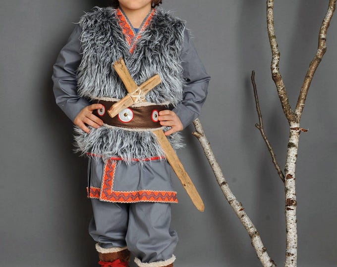 items or SET of the Viking Costume, Wicky, LARP, Stone Age, Wild Dude, Kids Costume, Halloween Costume,