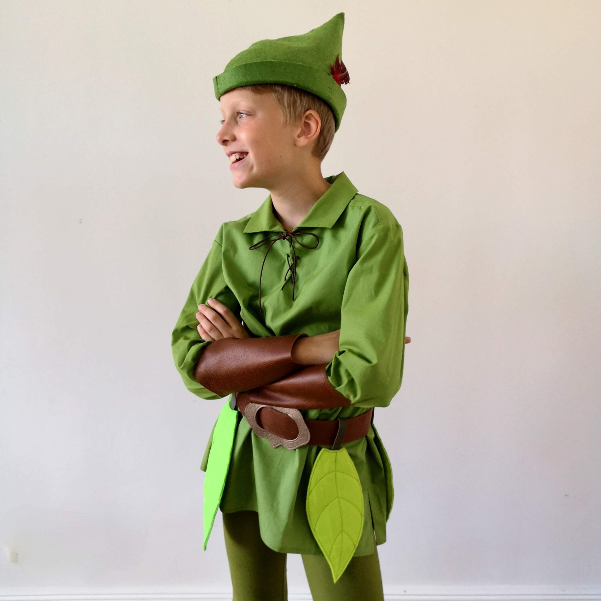 Pezzi singoli per il costume di Peter Pan, costume per bambini, Robin Hood,  fata, costume di carnevale per bambini, Halloween, costume di carnevale,  Bookday, worldbookday, -  Italia