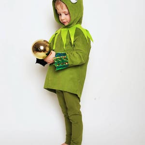 Frosch, Einzelteile zum Froschkostüm, Froschkönig, Kinderkostüm, Halloweenkostüm, Halloween, Prinz, Karneval, Faschingskostüm, Bild 7