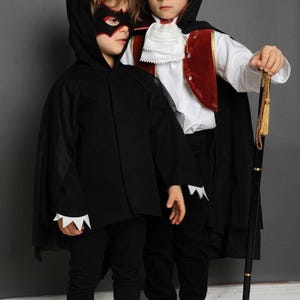 individual Parts of Dracula Costume, Vampire, Kids Costume, Halloween, Halloween Costume, Vampire Costume for Kids