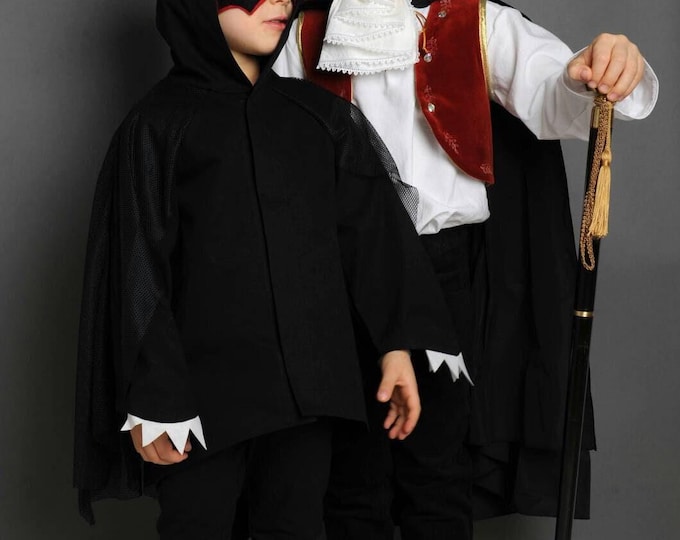 individual Parts of Dracula Costume, Vampire, Kids Costume, Halloween, Halloween Costume, Vampire Costume for Kids