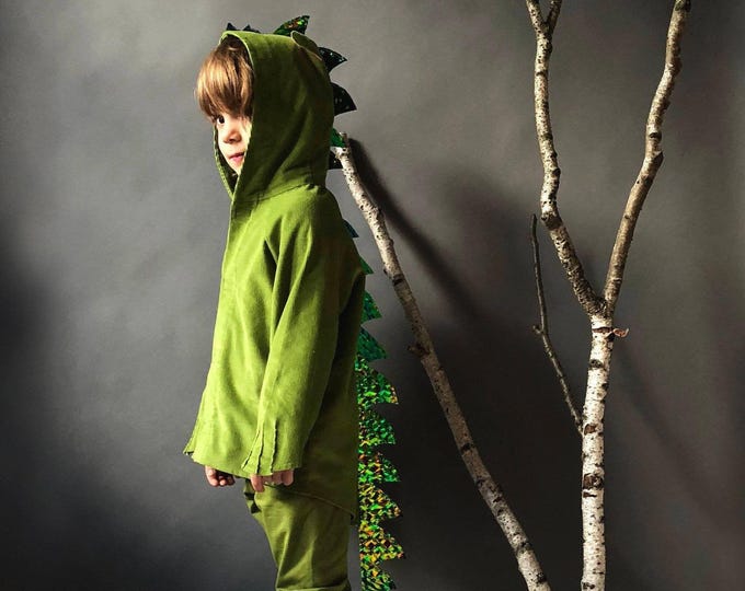 Dragon, parts for the dragon costume, dinosaur, dino costume, crocodile, children's costume, Halloween, carnival, children's dragon,