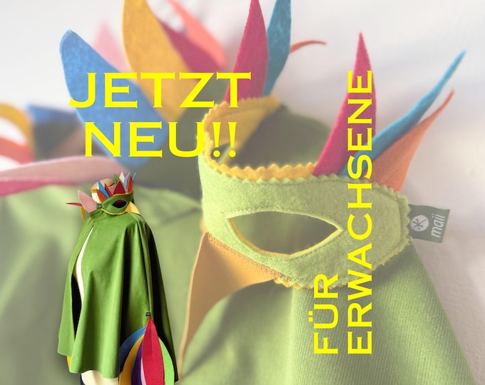 Bird of Paradise, Parrot, Papageno, Cockatoo, Halloween, Halloween Costume, Colorful Bird, Parrot Costume for Kids, Children Costume Bird,