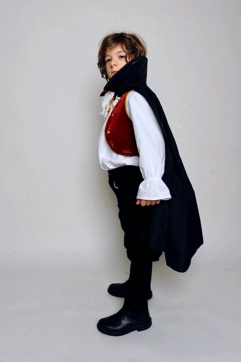 Dracula Costume, Vampire,Dracula, Vampire, Dracula Costume, Kids Costume, Halloween, Halloween Costume, Vampire Costume for Kids, halloween image 2