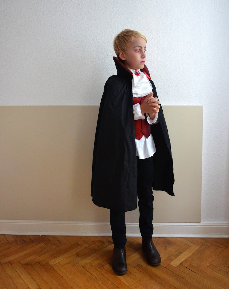 Dracula Costume, Vampire,Dracula, Vampire, Dracula Costume, Kids Costume, Halloween, Halloween Costume, Vampire Costume for Kids, halloween image 4